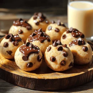 To make vegan chocolate chip cookie dough, you need some key ingredients. Here’s what you’ll use: - 1 cup almond flour - 1/2 cup rolled oats - 1/4 cup coconut sugar - 1/4 cup almond butter (or any nut butter of choice) - 1/4 cup unsweetened applesauce - 1 teaspoon vanilla extract - 1/4 teaspoon sea salt - 1/2 cup vegan chocolate chips - 1/4 cup chopped nuts (optional, e.g., walnuts or pecans) Each ingredient plays an important role. Almond flour gives a nice base. Rolled oats add texture and fiber. Coconut sugar offers a hint of caramel flavor. Almond butter binds the dough while adding healthy fats. Applesauce keeps the dough moist and sweet. Vanilla extract enhances the taste, and sea salt balances the sweetness. Finally, chocolate chips and nuts add yummy bursts of flavor. If you have allergies or preferences, there are great swaps. For almond flour, try oat flour or whole wheat flour. If you prefer a different nut butter, peanut butter works well. Applesauce can be swapped for mashed banana or silken tofu. If coconut sugar isn’t handy, brown sugar or maple syrup will do. This flexibility makes the recipe easy to customize. The ingredients in this dough are not only tasty but also healthy. Almond flour is low in carbs and high in protein. Rolled oats give you fiber, helping with digestion. Coconut sugar has a lower glycemic index than regular sugar. This means it won’t spike your blood sugar as much. Almond butter provides healthy fats and keeps you full longer. Overall, this cookie dough is a delightful treat you can feel good about enjoying. For the full experience, check out the Full Recipe. Making this vegan chocolate chip cookie dough is quick and easy. You need about 15 minutes to prep. After that, chill the dough for at least 30 minutes. The total time is about 45 minutes. This recipe makes 12-15 cookie dough balls. Start by grabbing a mixing bowl. Add the almond flour, rolled oats, and coconut sugar. Stir them together until fully mixed. Next, add the almond butter, unsweetened applesauce, vanilla extract, and sea salt. Mix well until you have a soft dough. Sometimes, using your hands helps blend everything better. Once mixed, gently fold in the vegan chocolate chips. If you like nuts, add them now too. Form the dough into small balls, about the size of a tablespoon. Place the balls on a baking sheet lined with parchment paper. Finally, chill the dough in the fridge for at least 30 minutes. This helps the balls firm up. You can find the full recipe above for more detail! To make the perfect cookie dough, start with fresh ingredients. Use fine almond flour for a smooth texture. Mix the dry and wet ingredients well to avoid lumps. If the dough feels too dry, add a splash of non-dairy milk. This helps create a soft and creamy texture. Remember to chill the dough for at least 30 minutes. This step firms it up and improves the taste. Want to boost the flavor? Try adding a pinch of cinnamon or a splash of almond extract. You can also swap in different nut butters for a unique twist. Peanut butter or cashew butter can give your dough a rich taste. For a fun mix, toss in dried fruits like cranberries or cherries. These additions make your cookie dough even more delicious. You can enjoy this cookie dough in two ways. If you prefer a baked treat, form the dough into small balls and bake them. Bake at 350°F for about 10 minutes. This creates warm, gooey cookies. If you want to keep it raw, just chill and serve it as is. Both options are tasty, so choose what you like best. {{image_2}} To make gluten-free vegan chocolate chip cookie dough, swap almond flour for a gluten-free blend. Look for a blend that includes rice flour, tapioca starch, and potato starch. This mix will keep the dough light and fluffy. Always check labels to ensure they are certified gluten-free. This way, you can enjoy the same great taste without any gluten. You can add fun flavors to your cookie dough. Here are some ideas: - Mint: Add 1/2 teaspoon of mint extract for a fresh taste. - Peanut Butter: Use peanut butter instead of almond butter for a richer flavor. - Cocoa Powder: Mix in 2 tablespoons of unsweetened cocoa powder for a chocolatey twist. - Cinnamon: Sprinkle in 1 teaspoon of cinnamon for warmth and spice. These twists can change the whole vibe of your cookie dough! Nuts can add great texture and flavor to your cookie dough. Here are my top picks: - Walnuts: They give a nice crunch and pair well with chocolate. - Pecans: Their buttery flavor complements the sweetness of the dough. - Almonds: Chopped almonds add a light crunch and extra nuttiness. You can toast the nuts lightly for more flavor. Just let them cool before mixing them in. For the complete recipe, check out the Full Recipe! To store vegan cookie dough, place it in an airtight container. I like to use glass or plastic containers. Make sure to cover the dough tightly. This helps keep it fresh and tasty. You can keep it in the fridge for up to a week. If you want it to last longer, freezing is a great option. To freeze your cookie dough, scoop it into small balls. Place the balls on a baking sheet lined with parchment paper. Freeze them for about two hours. Once firm, transfer the balls to a freezer-safe bag. This way, you can grab just the amount you want later. When you're ready to use them, simply thaw them in the fridge overnight. You can also let them sit at room temperature for about 30 minutes before enjoying. Vegan chocolate chip cookie dough lasts about one week in the fridge. If you freeze it, it can last for up to three months. For the best taste, use the dough within a month. Always check for any signs of spoilage before use. If it looks or smells off, it’s best to toss it. Remember, the fresher the dough, the better the flavor! Enjoy your delicious creations with confidence! Yes, you can eat raw vegan cookie dough. It uses safe ingredients like almond flour and applesauce. These ingredients do not contain raw eggs or harmful elements. Enjoy it as a treat right from the bowl! You can find ready-made vegan cookie dough at health food stores or online. Many brands offer vegan options. Look for them near the frozen desserts or in the baking aisle. Some popular brands include Doughp and Edoughble. You can keep vegan chocolate chip cookie dough in the fridge for about one week. Store it in an airtight container. This keeps it fresh and prevents it from drying out. If you want to keep it longer, consider freezing it. Yes, vegan cookie dough is often healthier than traditional cookie dough. It usually has no eggs or dairy. This means fewer calories and less saturated fat. It also uses natural sweeteners like coconut sugar. This can make it a better choice for many diets. Check the ingredients for added sugars to ensure it stays healthy. For a tasty and safe treat, try making it at home using the Full Recipe. You learned about making vegan chocolate chip cookie dough using simple ingredients. We covered prep, mixing, and chilling the dough. Tips for perfecting your dessert were shared, along with fun variations. I also offered storage advice to keep your dough fresh. In the end, you can enjoy a tasty treat that fits your needs. You have all the tools to create and store this delicious vegan cookie dough. Now, let your creativity shine!