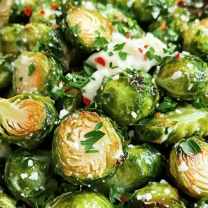 To make Garlic Parmesan Brussels sprouts, gather these ingredients for a tasty dish: - 1 lb Brussels sprouts, trimmed and halved - 4 cloves garlic, minced - 1/4 cup grated Parmesan cheese - 3 tablespoons olive oil - 1 teaspoon salt - 1/2 teaspoon black pepper - 1/2 teaspoon red pepper flakes (optional for heat) - Fresh parsley, chopped (for garnish) These amounts serve about four people. I always prefer fresh Brussels sprouts for this recipe. Fresh sprouts have a better taste and texture. You can find them at local markets. Look for bright green, firm sprouts. Avoid yellow or brown ones. If you use frozen Brussels sprouts, thaw them first. But keep in mind, they may not crisp up as well. Feel free to switch ingredients based on what you have. Here are some ideas: - For cheese, use pecorino or nutritional yeast for a vegan option. - Instead of olive oil, you can use avocado oil for a milder taste. - If you want more flavor, try adding lemon zest or balsamic glaze. These swaps can still give you great Garlic Parmesan Brussels sprouts. For the complete recipe, check the Full Recipe section. Start by trimming the Brussels sprouts. Cut off the stem end and remove any yellow leaves. Then, slice each sprout in half. This helps them cook faster and get crispy. Place the halved sprouts in a large bowl. Add minced garlic, olive oil, salt, black pepper, and red pepper flakes if you want some heat. Toss everything together until the sprouts are well-coated. This mixture is key for great flavor. Preheat your oven to 400°F (200°C). While it heats, prepare a baking sheet with parchment paper. Spread the Brussels sprouts in a single layer on the sheet. Make sure they have space between them. This helps them roast evenly. Roast the sprouts in the oven for about 20 minutes. Stir them halfway through for even cooking. You want them to turn golden brown and have crispy edges. The smell will be amazing! Once the Brussels sprouts are done roasting, take them out of the oven. Now, sprinkle the grated Parmesan cheese over the hot sprouts. This step is important. The heat helps the cheese melt slightly, making it stick to the sprouts. Toss them gently to mix. Finally, garnish with chopped parsley for a pop of color. Enjoy your Garlic Parmesan Brussels sprouts! For the full recipe, check the complete guide. When picking Brussels sprouts, look for small, firm, and bright green ones. Avoid any that are yellow or have dark spots. Fresh sprouts should feel heavy for their size. This means they are full of moisture and flavor. You can often find fresh Brussels sprouts at local farmer's markets. Choosing seasonal produce ensures you get the best quality. To make your Brussels sprouts crispy, cut them in half. This helps them roast evenly. Use enough olive oil to coat them well, but not too much. Too much oil can make them soggy. Spread them out on the baking sheet in a single layer. Avoid overcrowding; this will help them roast, not steam. Stirring halfway through roasting adds more crispiness. Garlic Parmesan Brussels sprouts go well with many dishes. They pair nicely with roasted chicken or grilled steak. You can also serve them alongside a hearty pasta. If you want a vegetarian option, try them with a grain bowl or a fresh salad. For extra flavor, add a squeeze of lemon juice. This brightens up the dish and enhances the garlic and cheese. Check out the Full Recipe for more tips! {{image_2}} You can easily add bacon to this dish. Chop some bacon and cook it in a pan until crispy. Add the cooked bacon to the Brussels sprouts before roasting. This gives a nice smoky flavor. You can also use pancetta or turkey bacon for a lighter option. Chicken or shrimp can work too! Just cook the protein first and mix it in with the sprouts. For a vegetarian twist, try adding nuts. Chopped walnuts or pecans add crunch and flavor. You can also toss in some chickpeas for protein. They roast nicely and add a hearty touch. If you want a creamy element, sprinkle in some goat cheese after roasting. It melts just right and tastes great with the garlic and cheese. To boost flavor, think about herbs. Fresh thyme or rosemary can add a lovely scent. You can mix in some lemon zest for brightness. A dash of balsamic vinegar can also enhance taste. If you like heat, try adding more red pepper flakes, or even cayenne. These little changes make a big difference. You can experiment with what you have on hand. Try your favorite spices to create your unique twist on this Garlic Parmesan Brussels Sprouts recipe. After you enjoy your Garlic Parmesan Brussels sprouts, store leftovers in an airtight container. Place them in the fridge within two hours of cooking. They will stay fresh for about three days. Make sure to let them cool down before sealing the container. This helps keep them crispy and tasty. When you're ready to enjoy your leftovers, there are a few great ways to reheat them. You can use an oven, air fryer, or skillet. Preheat your oven to 350°F (175°C). Spread the Brussels sprouts on a baking sheet and heat for about 10 to 15 minutes. If you use an air fryer, set it to 350°F (175°C) and cook for about 5 to 7 minutes. For a skillet, warm some olive oil over medium heat and add the sprouts. Stir until they are hot. If you want to save some for later, you can freeze them. First, let the Brussels sprouts cool completely. Spread them out on a baking sheet in a single layer and freeze for about 1 to 2 hours. This prevents them from sticking together. Once they are frozen, transfer them to a freezer-safe bag or container. They can last up to three months in the freezer. When you're ready to eat them, thaw in the fridge overnight and reheat as mentioned above. Enjoy your meal again with ease! For the full recipe and more details, check out the Garlic Parmesan Brussels Sprouts recipe. Yes, you can use other cheeses. Try using feta for a tangy twist. Cheddar adds a sharp flavor. If you want a creamy touch, use goat cheese. Each cheese brings its own taste, making the dish unique. Experiment with what you like best. To make this dish vegan, skip the Parmesan cheese. You can add nutritional yeast for a cheesy flavor. It gives a nice taste and is a great substitute. You can also use a store-bought vegan cheese. This way, you keep the dish tasty without dairy. These Brussels sprouts pair well with many meals. They go great with chicken or fish. Serve them alongside a hearty grain like quinoa or rice. You can also add a fresh salad for crunch. This dish shines as a side, making your meal colorful and delicious. For the full recipe, check out the detailed instructions above. This blog post covered everything about Garlic Parmesan Brussels Sprouts. You learned how to pick fresh sprouts, roast them, and achieve the perfect crispiness. We also explored tasty variations, such as adding bacon or herbs, and gave tips on storing leftovers. Brussels sprouts can be fun and easy to make. With these ideas, you can impress friends at your next meal. Enjoy your cooking and the delicious flavors you create.