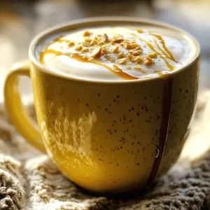 - 1 cup brewed espresso or strong coffee - 1 cup unsweetened almond milk - 2 tablespoons pure maple syrup These three main ingredients create the rich and comforting base for your Almond Maple Latte. The brewed espresso or strong coffee adds depth, while unsweetened almond milk provides a creamy texture. The pure maple syrup adds sweetness and a unique flavor that ties everything together. - 1/2 teaspoon vanilla extract - 1/4 teaspoon cinnamon - Crushed almonds for garnish You can enhance your latte with these optional ingredients. Vanilla extract brings a lovely warmth, and cinnamon adds a hint of spice. Crushed almonds on top give a nice crunch and look beautiful in the cup. You can mix and match these to fit your taste! To view the full recipe, check out the details above. Enjoy creating this cozy drink! To make a great Almond Maple Latte, start by brewing your coffee. You can use espresso or strong coffee. If you have an espresso machine, follow its instructions for brewing. If not, use a French press or drip coffee maker for a strong brew. Aim for one cup. Set your brewed coffee aside for now. Next, let’s heat the almond milk. Pour one cup of unsweetened almond milk into a small saucepan. Set the heat to medium-low. Warm the milk until it is hot but not boiling. This should take just a few minutes. Now, it’s time to froth the milk. You can do this in two ways. First, you can whisk the milk vigorously by hand until it gets frothy. This takes a bit of effort but works well. Second, if you have a milk frother, use it for a quick and easy froth. Both methods will give you that lovely foam for your latte. Now that your coffee and almond milk are ready, let’s mix everything. In a large mug, add your brewed coffee. Then, pour in two tablespoons of pure maple syrup. Don’t forget half a teaspoon of vanilla extract for extra flavor! If you like, add a pinch of cinnamon for warmth. Stir this mixture well to combine all the flavors. Finally, slowly pour the frothed almond milk over the coffee mixture. Tilt your mug slightly as you pour. This helps create a layered effect. For a special touch, you can top your latte with crushed almonds for crunch. If you want it sweeter, drizzle a bit more maple syrup on top. Enjoy your cozy moment with this delicious drink! For the full recipe, check the details above. To get creamy froth from almond milk, heat it slowly. Aim for a warm temperature, not boiling. Boiling can ruin the texture. Use a thermometer if you have one. The best tools for frothing include a whisk or a handheld frother. A frother makes it easy to get that foam quickly. Maple syrup adds sweetness to your latte. You can adjust the amount based on your taste. Start with two tablespoons, then add more if you like it sweeter. Other flavorings can enhance your drink too. Try adding cocoa powder for a mocha twist or a pinch of nutmeg for warmth. Garnishing makes your latte look fancy. Top it with crushed almonds for crunch and style. A drizzle of maple syrup adds sweetness and a beautiful finish. Serve in a clear glass to show off the layers. You can also pair it with a small cookie on the side for a cozy treat. {{image_2}} You can enjoy the almond maple latte in many fun ways. For fall, try a pumpkin spice almond maple latte. Simply add one teaspoon of pumpkin spice to your latte mixture. This mix gives your drink a warm, cozy taste. During the holidays, think about adding peppermint or gingerbread flavors. A splash of peppermint extract can make your latte feel festive. You can also add a little gingerbread syrup for a sweet touch. These variations make your drink perfect for any season. If you want a sugar-free option, use a sugar substitute like stevia or monk fruit. These sweeteners blend well with your almond milk and coffee. You can still enjoy the sweet almond maple flavor without the extra sugar. For those with nut allergies, you can swap almond milk with oat or soy milk. Both options create a creamy taste. They also pair nicely with maple syrup, keeping the drink delicious and enjoyable for everyone. Many popular coffee shops serve almond maple lattes. Some well-known chains have their own twists on this drink. You can find it on the seasonal menu in many cafes. When ordering, ask for extra foam for that perfect texture. If you want to try a seasonal flavor, don’t hesitate to ask. Most baristas love to customize drinks for their customers. Enjoy exploring these tasty options! You can find the full recipe for the almond maple latte at the beginning of this article. To keep almond milk fresh, store it in the fridge. Use a sealed container to prevent spoilage. Always check the expiration date before using. For brewed coffee, let it cool first. Then, place it in an airtight container. Store it in the fridge for up to three days. Avoid leaving coffee out at room temperature. You can make components in advance. Brew a large batch of coffee and store it. Heat almond milk and froth it right before serving. This method saves you time. To maintain flavor, store almond milk and coffee separately. Mixing them can lead to a loss of taste. Always reheat them gently to keep the flavors intact. Reheating almond milk is easy. Use a saucepan over low heat. Stir it well to avoid scorching. If you prefer, microwave it in short intervals, checking often. For coffee, reheat it on the stove or in the microwave. Use low heat to avoid bitterness. Add a splash of fresh almond milk for a smooth taste. This helps retain its original flavor and texture. An Almond Maple Latte is a warm, cozy drink. It blends espresso with sweet maple syrup and creamy almond milk. Here's what you'll need: - 1 cup brewed espresso or strong coffee - 1 cup unsweetened almond milk - 2 tablespoons pure maple syrup - 1/2 teaspoon vanilla extract - 1/4 teaspoon cinnamon (optional) - Crushed almonds for garnish (optional) The drink has a nutty taste from the almond milk and a sweet touch from the maple syrup. The vanilla and cinnamon can add extra warmth, making it perfect for chilly days. Yes, you can use flavored almond milk. It can change the drink's taste. For example, vanilla almond milk boosts sweetness. This might mean you can use less maple syrup. However, make sure the flavor matches your taste. The calorie count depends on the ingredients you choose. A standard Almond Maple Latte made with unsweetened almond milk has about 200 calories. Here’s a rough breakdown: - Espresso or coffee: 2 calories - Unsweetened almond milk: 30 calories - Maple syrup: 104 calories - Vanilla extract: 12 calories - Cinnamon: 0 calories - Crushed almonds: 7 calories This makes it a comforting drink without too many calories. Absolutely! This latte is already vegan. You use almond milk, which is plant-based. For sweetening, pure maple syrup is also vegan. You can enjoy this drink knowing it fits your diet. Just follow the Full Recipe to make it delicious! This blog post covered the key ingredients for an Almond Maple Latte, outlining how to brew coffee and prepare almond milk. I shared tips for achieving perfect froth and ways to adjust the sweetness. Seasonal variations and dietary alternatives make this drink versatile and fun. Remember to store your ingredients properly and prep ahead for quick lattes. Enjoy this cozy beverage at home or order it at your favorite café. Explore the world of Almond Maple Lattes, and make this delightful drink your own.
