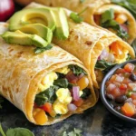 To make easy veggie breakfast burritos, gather these main ingredients: - 4 large tortillas - 1 cup black beans, drained and rinsed - 1 cup bell peppers, diced (mix of red and green) - 1 cup spinach, chopped - 1 small red onion, diced - 1 cup shredded cheese (cheddar or mozzarella) - 4 large eggs - 2 tablespoons olive oil - 1 teaspoon cumin - Salt and pepper to taste These ingredients provide a tasty base for your burritos. The beans add protein, while the veggies give color and flavor. You can add these optional ingredients to enhance your burritos: - 1 avocado, sliced - Fresh salsa (for serving) Adding avocado brings creaminess, and salsa adds a fresh kick. To cook these burritos, you need a few essentials: - A non-stick skillet - A whisk for eggs - A clean surface for rolling These tools help you create the perfect breakfast burritos. You can find the full recipe in the main article. First, gather all your ingredients. You need tortillas, black beans, bell peppers, spinach, red onion, cheese, eggs, avocado, olive oil, cumin, salt, and pepper. Next, rinse and drain the black beans. Dice the bell peppers and red onion. Chop the spinach into small pieces. Slice the avocado for later. Heat 2 tablespoons of olive oil in a non-stick skillet over medium heat. Once hot, add the diced red onion and bell peppers. Cook for about 3-4 minutes. Stir until they soften. Now, add the chopped spinach to the skillet. Cook for 2 more minutes. The spinach should wilt. Season the mixture with cumin, salt, and pepper for flavor. In a bowl, whisk the eggs until combined. Pour the eggs into the skillet with the veggies. Stir gently to scramble. Cook until the eggs are firm, about 3-5 minutes. When done, remove from heat. Take a tortilla and lay it flat on a clean surface. Scoop some of the egg and veggie mixture into the center. Add black beans and shredded cheese on top. Fold the sides of the tortilla inward. Then, roll it from the bottom up to form a burrito. Repeat this with the rest of the tortillas. For a crispy finish, place the burritos seam-side down in a clean skillet. Cook on medium heat for 1-2 minutes on each side until golden brown. Serve the warm burritos on a plate. Garnish with avocado slices and serve with fresh salsa on the side for dipping. Enjoy your tasty meal! For the full recipe, check the section above. To get the best scrambled eggs, use fresh eggs. Crack them into a bowl. Whisk them until mixed well. This adds air, making them fluffier. Cook them over medium heat. Stir gently to keep them soft. Remove them from heat when they still look a bit wet. They will finish cooking from the heat left in the pan. For a crispy burrito, heat a skillet on medium. Place your filled burrito seam-side down. Cook for about 1-2 minutes. Flip it over and cook the other side. This will give it a nice golden crust. You can also use a bit of oil in the pan for extra crunch. If you have extra filling, let it cool first. Place it in an airtight container. Store it in the fridge for up to 3 days. You can reuse it for more burritos or even salads. Just reheat it gently before using. This keeps your meals fresh and tasty! {{image_2}} You can switch up the veggies in your burritos. Try using zucchini, mushrooms, or corn. These add flavor and color. If you prefer, add diced tomatoes or jalapeños for some heat. Mixing vegetables keeps the dish fresh and fun. You can also use seasonal veggies to change things up. To make these burritos vegan, replace the eggs and cheese. Use tofu or chickpea flour for the egg substitute. Scramble them with the same spices. For cheese, try vegan cheese or skip it altogether. You can also add nutritional yeast for a cheesy taste without dairy. These options keep your burrito tasty and plant-based. If you need gluten-free options, choose corn tortillas. They work great and are easy to find. You can also use lettuce wraps for a low-carb choice. These wraps let you enjoy the filling without the carbs from tortillas. Both options still taste fantastic and make for a healthy meal. For the complete recipe, refer to Easy Veggie Breakfast Burritos. You can store your veggie breakfast burritos in the fridge. Wrap each burrito in foil or plastic wrap. Place them in an airtight container. They will stay fresh for up to four days. Make sure to cool them to room temperature first. This helps keep the texture nice. To freeze your burritos, wrap each one tightly in plastic wrap. Then, place them in a freezer bag. Make sure to squeeze out as much air as possible. You can freeze them for up to three months. Label the bag with the date. This will help you keep track. To reheat refrigerated burritos, you can use a microwave. Heat them for about one to two minutes. Check to make sure they are hot inside. For frozen burritos, heat them in the microwave for three to four minutes. You may also choose to bake them in the oven. Just wrap them in foil and bake at 350°F for about 20 minutes. This method keeps them crispy. Enjoy your meal! Yes, you can make these burritos ahead. Prepare the filling first. Let it cool down. Then, fill your tortillas and wrap them. Store the wrapped burritos in the fridge. They stay fresh for up to three days. When you’re ready to eat, just warm them up in a skillet or the microwave. If you want something different, try lettuce wraps. They add a nice crunch and cut carbs. You can also use whole grain wraps or gluten-free tortillas. Corn tortillas are a great option, too. Just pick what you like best! To add some heat, mix in jalapeños or hot sauce. You can also add spices like paprika or chili powder. For a fresh taste, try adding chopped cilantro or green onions. A squeeze of lime juice can brighten the flavors, too. Feel free to experiment and find your favorite twist! This blog post explored how to make delicious breakfast burritos. We covered the main and optional ingredients, key cooking tools, and step-by-step instructions. I shared tips for perfect scrambles and crispy burritos, along with storage tips and variations. Making breakfast burritos is easy and fun. Whether you go classic or choose a vegan twist, you can customize them to your taste. Enjoy your burritos today and feel free to experiment with ideas!