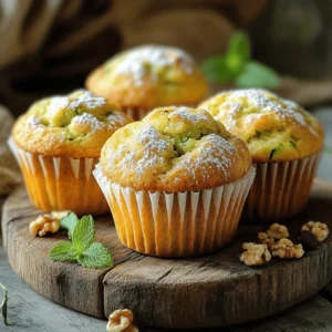 - 2 cups grated zucchini (about 2 medium zucchinis) - 1 ½ cups all-purpose flour - 1 teaspoon baking soda - 1 teaspoon baking powder - ½ teaspoon salt - 1 teaspoon ground cinnamon - ½ teaspoon nutmeg - ½ cup granulated sugar - ½ cup brown sugar, packed - ½ cup vegetable oil (or melted coconut oil) - 2 large eggs - 1 teaspoon vanilla extract - ½ cup chopped walnuts (optional) - ½ cup raisins or chocolate chips (optional) To make classic zucchini muffins, you need fresh ingredients. Grated zucchini adds moisture and a soft texture. You can use about two medium zucchinis for this. All-purpose flour gives structure to the muffins. Baking soda and baking powder help them rise, so they become fluffy. The spices bring warmth and flavor. Salt enhances sweetness while cinnamon and nutmeg add depth. You’ll want both granulated and brown sugars for the best taste. Granulated sugar is sweet, while brown sugar adds richness. Oil keeps the muffins moist. You can choose between vegetable oil or melted coconut oil. Eggs bind everything together and add richness. Vanilla extract boosts the overall flavor. For extra crunch or sweetness, add walnuts, raisins, or chocolate chips. These optional add-ins make the muffins even more enjoyable. Check the [Full Recipe] for all the steps to bring these ingredients together. 1. Preheat your oven to 350°F (175°C). This ensures even baking. 2. Grate two medium zucchinis. Place them in a bowl and add a pinch of salt. Let them sit for about 10 minutes. This draws out extra moisture. 3. Use a clean kitchen towel to squeeze out the moisture from the zucchini. This step keeps your muffins from being soggy. 4. In a large bowl, whisk together the dry ingredients: all-purpose flour, baking soda, baking powder, salt, ground cinnamon, and nutmeg. This mix adds flavor and structure to the muffins. 1. In another bowl, mix the wet ingredients. Combine granulated sugar, brown sugar, vegetable oil, eggs, and vanilla extract. Stir until everything is well blended. 2. Gently fold the grated zucchini into your wet mixture. This step adds moisture and flavor to your muffins. 3. Gradually add the dry ingredients to the wet mix. Stir until just combined. A few lumps are fine; avoid overmixing. If you want, fold in chopped walnuts and raisins or chocolate chips for extra texture. 1. Divide the batter evenly among the muffin cups. Fill each cup about two-thirds full. 2. Bake your muffins for 18 to 22 minutes. They are ready when a toothpick comes out clean from the center. 3. After baking, let the muffins cool in the tin for five minutes. Then, transfer them to a wire rack to cool completely. This process gives you moist, flavorful muffins. For the full recipe, check the details above. Enjoy the delightful taste of classic zucchini muffins! To avoid soggy muffins with zucchini, start by squeezing out the excess moisture. After grating the zucchini, add a pinch of salt and let it rest for 10 minutes. Then, use a clean towel to squeeze the moisture out. This simple step makes a big difference. Do not overmix your batter. When you combine the dry and wet ingredients, stir until just mixed. A few lumps are okay. Overmixing leads to tough muffins, and we want them soft and fluffy. For garnishing, dust the muffins with powdered sugar right before serving. This adds a nice touch. You can also place a small mint leaf on top for color and freshness. Choose a beautiful serving platter to showcase your muffins. A white or pastel plate works well. It highlights the muffins’ golden-brown tops and makes them look even more inviting. {{image_2}} You can easily change the flavor of your zucchini muffins. A simple way is to add spices like ginger or cloves. Just a pinch will give your muffins a warm kick. You can mix in different nuts too. Walnuts are great, but pecans or almonds work well too. Each nut brings its own crunch and taste. If you need gluten-free muffins, swap the all-purpose flour for a gluten-free blend. You can find many good options at the store. For those who want vegan muffins, replace the eggs with flax eggs. Mix one tablespoon of ground flaxseed with three tablespoons of water. Let it sit for a few minutes to thicken. For dairy-free options, use almond milk or coconut milk instead of regular milk. These changes make the muffins fit many diets. For the full recipe, check out Classic Zucchini Muffins. To keep your classic zucchini muffins fresh, store them on the countertop. Place them in an airtight container. This helps keep moisture in while keeping air out. If you do not have a container, wrap them in plastic wrap. They will stay soft for about three days. Avoid direct sunlight, as this can dry them out. For long-term storage, freezing muffins works great. First, let the muffins cool completely. Wrap each muffin tightly in plastic wrap. Then, place them in a freezer bag or container. Label the bag with the date. They can stay fresh for up to three months. When you want to enjoy one, simply take it out and let it thaw at room temperature. You can also reheat it in the oven or microwave. Enjoy your delicious treat anytime! For the full recipe, check the details above. Can I use frozen zucchini? Yes, you can use frozen zucchini. Just thaw it first and squeeze out any extra water. This helps keep your muffins from getting soggy. Fresh zucchini is great too, but frozen works in a pinch. How do I know when the muffins are done? Your muffins are done when a toothpick inserted in the center comes out clean. They should also look golden on top. If the toothpick has wet batter, bake them a bit longer. What can I substitute for sugar? You can use honey or maple syrup as a substitute for sugar. Adjust the liquid in the recipe if using these. For a lower-calorie option, try using a sugar substitute like stevia. How do I make mini zucchini muffins? To make mini zucchini muffins, just use a mini muffin tin. Fill each cup about halfway. Bake them for about 10-15 minutes. Check with a toothpick to be sure they are done. For more tips, check the Full Recipe for Classic Zucchini Muffins! You now have a complete guide for making classic zucchini muffins. From gathering your ingredients to baking and storing, I covered it all. Remember to squeeze out excess moisture from the zucchini. This keeps your muffins from getting soggy. Have fun experimenting with flavors and variations, like adding nuts or trying gluten-free options. These muffins are not only tasty but also versatile. With the right tips and tricks, your baking will be a success. Enjoy the process and the delicious results!