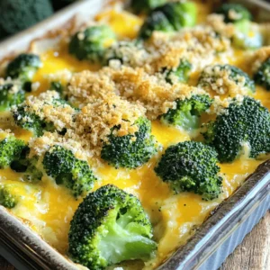 To make a tasty Easy Broccoli Cheese Casserole, you need a few simple ingredients. Each one plays a key role in creating a rich flavor and creamy texture. Here’s what you will need: - 4 cups fresh broccoli florets - 1 cup cooked quinoa - 2 cups shredded cheddar cheese - 1 cup cream of mushroom soup - 1/2 cup milk - 1/4 cup sour cream - 1 teaspoon garlic powder - 1/2 teaspoon onion powder - Salt and pepper to taste - 1/2 cup breadcrumbs - 2 tablespoons olive oil Fresh broccoli florets give this dish its bright color and crunch. I like using cooked quinoa for a boost of protein. It makes the casserole more filling. The shredded cheddar cheese melts beautifully, adding a rich, creamy layer. Cream of mushroom soup is the secret to a dreamy texture. Milk and sour cream make everything extra smooth. Don’t forget the spices! Garlic powder and onion powder add depth to the flavor. You can adjust the salt and pepper to match your taste. The breadcrumbs on top add a nice crispiness, thanks to the olive oil. For the Full Recipe, check the detailed instructions. Enjoy making this dish with your family! First, preheat your oven to 350°F (175°C). This helps the casserole cook evenly. Next, grab a 9x13 inch baking dish and lightly grease it. This prevents sticking. Now, let’s steam the broccoli florets. Place them in a steamer for about 4-5 minutes. You want them tender but not mushy. Once done, set them aside to cool. In a large mixing bowl, combine the cooked quinoa, 1 1/2 cups of shredded cheddar cheese, cream of mushroom soup, milk, sour cream, garlic powder, onion powder, salt, and pepper. Mix everything well. You want a smooth, cheesy blend. This mix is the heart of your casserole, so make sure it's well combined. Now it’s time to fold in the steamed broccoli. Gently stir it into the cheesy mixture until coated. This adds a nice green color and texture. Pour this mixture into your prepared baking dish, spreading it out evenly. For the topping, mix breadcrumbs with olive oil in a small bowl. Sprinkle this mixture over the casserole. Finally, add the remaining 1/2 cup of shredded cheddar cheese on top. Place the casserole in the preheated oven. Bake it for 25-30 minutes. You will know it’s done when the top is golden brown and the cheese is bubbly. This creates a nice crust. After baking, let it cool for a few minutes before serving. This helps the flavors settle and makes it easier to serve. Enjoy your Easy Broccoli Cheese Casserole! For the full recipe, check the earlier section. To cook broccoli for the best texture, steam it lightly. This method keeps it bright green and crisp. Steam the florets for about 4-5 minutes. They should be tender but not mushy. This step helps them hold their shape and adds a nice bite to your casserole. Choosing the right cheese is key for flavor. I recommend using sharp cheddar. It melts well and gives a rich taste. If you want a creamier texture, try adding mozzarella. Mixing different cheeses can also add depth to your dish. You can easily make ingredient substitutions. If you don’t have quinoa, use rice or even pasta. For a lighter option, swap cream of mushroom soup with plain yogurt. This change keeps the dish creamy while cutting calories. Add-ins can boost flavor and nutrition. Consider mixing in cooked chicken or turkey for protein. Diced bell peppers or carrots can add color and crunch. You can also throw in some nuts for a nice crunch. These options make it fun and unique every time you make it. For the full recipe, check out the [Full Recipe]. {{image_2}} For a lighter version of this casserole, swap out some ingredients. Use low-fat cheese to cut calories. You can also replace cream of mushroom soup with a homemade version or low-sodium broth. This gives you control over the fat and salt levels. If you want a gluten-free option, use gluten-free breadcrumbs. You can also make your own with gluten-free bread if you prefer. These small changes keep the dish tasty while making it healthier. To add more flavor, you can include other vegetables. Bell peppers, carrots, or even spinach work well. These not only boost nutrition but also add great color. Mixing in proteins like cooked chicken or turkey makes the dish heartier. It turns a side dish into a full meal. For the best flavor, try adding fresh herbs like thyme or rosemary. These herbs brighten up the taste and add a nice aroma. You can also use a mix of cheeses for a more complex flavor profile. Just remember to keep it balanced so the broccoli shines through. For the complete recipe, check out the Full Recipe section. To keep your Easy Broccoli Cheese Casserole fresh, let it cool first. Once cool, cover it tightly with plastic wrap or aluminum foil. Store it in the fridge for up to three days. Use a clean spoon when serving, so you avoid cross-contamination. This way, you can enjoy your leftovers without worry. If you want to freeze your casserole, here’s what to do. First, let it cool completely. Then, cut it into portions. Wrap each piece in plastic wrap, then place them in a freezer bag. This helps keep the flavor and texture intact. When you are ready to eat, thaw it overnight in the fridge. Reheat in the oven at 350°F (175°C) until hot. This method works well to enjoy your Easy Broccoli Cheese Casserole later. For the complete recipe, check out the Full Recipe. How can I make this broccoli cheese casserole in advance? You can prepare this casserole a day ahead. Simply follow the recipe until you layer the casserole in the dish. Cover it tightly with plastic wrap and store it in the fridge. When ready to bake, remove the wrap and add a few extra minutes to the baking time. This method saves time and lets the flavors mix well. Can I use frozen broccoli instead of fresh? Yes, frozen broccoli works well in this casserole. Just thaw and drain it before mixing. This saves prep time and still gives you that great broccoli flavor. Make sure to squeeze out extra water to avoid a soggy casserole. What is the calorie count per serving? Each serving of this broccoli cheese casserole has about 300 calories. This count can vary based on your specific ingredients. If you use low-fat cheese or a lighter soup, the calories may drop. Does this casserole freeze well? Yes, this casserole freezes nicely. After baking, let it cool completely. Then, cover it tightly with foil or plastic wrap. Store it in the freezer for up to three months. When you want to eat it, thaw it overnight in the fridge and reheat in the oven. This helps keep the flavors fresh and delicious. For the full recipe, check out the Cheesy Broccoli Bliss Casserole! This blog covered a simple and tasty broccoli cheese casserole. You learned about the key ingredients, from fresh broccoli to spices. I shared step-by-step instructions for mixing and baking. Also, you discovered tips for perfecting the dish and ways to customize it. Finally, we discussed storage methods for leftovers. I hope you feel ready to make this dish! Enjoy your cooking and create a meal that everyone will love.