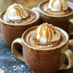 - 4 cups whole milk - 1 cup heavy cream - 1 cup semi-sweet chocolate chips - 1 cup milk chocolate chips - 1/2 cup caramel sauce (plus extra for drizzling) - 1 teaspoon vanilla extract - 1/4 teaspoon sea salt (plus more for garnish) - Whipped cream for topping To make this rich and creamy hot chocolate, you'll need some simple ingredients. Start with whole milk and heavy cream. They create a thick base. Next, grab semi-sweet and milk chocolate chips. These add the deep chocolate flavor you want. Don't forget the caramel sauce. It brings sweetness and that special touch. Vanilla extract adds warmth, while a pinch of sea salt balances the sweetness. Finally, finish with whipped cream. It makes your drink feel special. - Slow cooker - Whisk - Measuring cups and spoons - Mugs for serving Using the right tools makes cooking easy. A slow cooker is a must. It lets the flavors blend perfectly. A whisk helps mix everything smoothly. Measuring cups and spoons ensure accuracy. And don’t forget the mugs! They hold your delicious creation. Enjoy this warm drink on a cold day or when you need a treat. - Combine 4 cups of whole milk and 1 cup of heavy cream in your slow cooker. Stir well to mix. - Add 1 cup of semi-sweet chocolate chips, 1 cup of milk chocolate chips, and 1/2 cup of caramel sauce. Toss in 1 teaspoon of vanilla extract and 1/4 teaspoon of sea salt. This blend creates a rich flavor. - Cover the slow cooker and cook on low for 2-3 hours. This slow heat melts the chocolate and warms the milk. - Stir occasionally. This step helps the mixture melt evenly and blend well. - Once cooking is done, whisk the mixture. This makes it smooth and creamy. - Serve the hot chocolate in mugs. Top each cup with whipped cream. Drizzle extra caramel sauce over the whipped cream. Finish with a sprinkle of sea salt for a perfect touch. To make your hot chocolate special, choose good quality chocolate chips. They add rich taste and smooth texture. You can also adjust the caramel amount based on your sweetness preference. If you like it sweeter, add more caramel. For a less sweet drink, reduce the caramel. Stirring occasionally is key to a great hot chocolate. This helps blend the flavors and ensures even melting of the chocolate. To check for doneness, look for a hot and smooth mixture. You can use a whisk to test the texture. If it feels lumpy, give it a good stir. Make your hot chocolate look fancy by rimming the mugs with caramel sauce and sea salt. This adds flavor and a nice touch. You can also serve the hot chocolate with fun toppings, like whipped cream and extra caramel drizzle. Get creative with how you present each cup! {{image_2}} You can easily change the flavor of your salted caramel hot chocolate. A great option is to add peppermint extract. Just one teaspoon gives it a minty twist. This is perfect for the holidays or any chilly day. Another fun idea is to use white chocolate instead of semi-sweet or milk chocolate. White chocolate creates a rich and creamy drink. It offers a wonderful contrast to the salty caramel. You can blend the two chocolate types for a unique taste. If you need a dairy-free version, almond or oat milk works well. These alternatives still create a creamy texture. Just swap the whole milk and heavy cream for your choice of plant milk. For those watching their sugar intake, consider using alternative sweeteners. Options like stevia or monk fruit can replace the caramel sauce. Adjust the amount to suit your taste. As the seasons change, so can your hot chocolate. In fall and winter, try adding spices like cinnamon or nutmeg. They add warmth and depth. When summer arrives, serve an iced version. Make the hot chocolate base, cool it down, and pour it over ice. Top it with whipped cream and a drizzle of caramel for a refreshing treat. To store your salted caramel hot chocolate, let it cool first. Pour the leftover hot chocolate into an airtight container. Seal the container tightly and place it in the fridge. This keeps it fresh for later enjoyment. Use it within a few days for the best taste. When you're ready to enjoy your hot chocolate again, you have two great options. You can reheat it in the slow cooker or microwave. For the slow cooker, add your hot chocolate back in and heat on low until warm. Stir it often for even heating. If you use the microwave, heat it in short bursts. Start with 30 seconds, then stir. Repeat until it's warm enough for you. Your salted caramel hot chocolate can stay fresh in the fridge for about three to four days. After that, it may lose its great taste and creamy texture. Always check for any signs of spoilage before you sip! Yes, you can make this hot chocolate ahead of time. Prepare it in your slow cooker as usual. After cooking, let it cool and store it in the fridge. When you're ready to enjoy it, simply reheat it in the slow cooker or on the stove. Stir well before serving. This makes it easy to serve at gatherings or on busy days. Yes, you can freeze salted caramel hot chocolate. First, let it cool down completely. Then, pour it into airtight containers. Leave some space at the top for expansion. When you want to enjoy it, take it out of the freezer. Thaw it overnight in the fridge. Reheat it gently on the stove or in the microwave. Stir well before serving for the best flavor. If you want a lighter version, there are good alternatives to heavy cream. You can use half-and-half for a creamier texture. Another option is whole milk mixed with a bit of butter. This gives richness without the full cream. You can also try coconut cream for a dairy-free option. Each choice will slightly change the taste but still create a delicious hot chocolate. This blog post detailed a simple recipe for salted caramel hot chocolate. We covered ingredients, tools, and step-by-step instructions. You learned tips for flavor and presentation, plus variations for different diets and seasons. Hot chocolate can be more than just a drink; it can be an experience. The right ingredients and techniques make all the difference. Enjoy crafting your perfect cup!