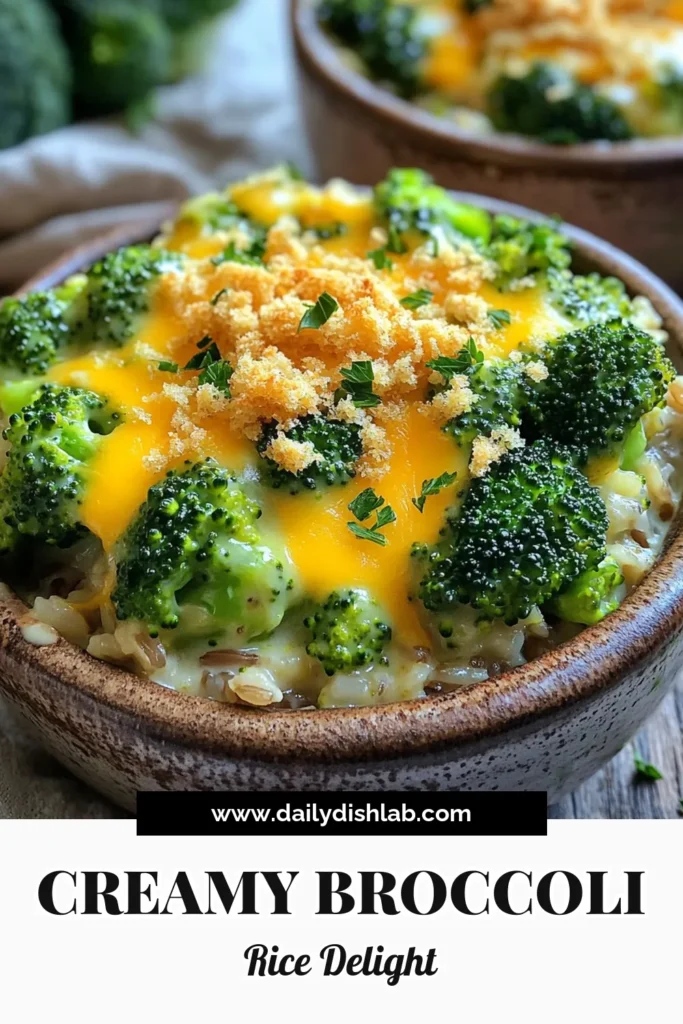Discover the ultimate comfort food with this Slow Cooker Creamy Broccoli Rice Casserole recipe! Perfect for busy days, this dish combines broccoli, brown rice, and creamy mushroom soup to create a hearty meal that's both delicious and easy. Just toss the ingredients in your slow cooker and let it do the work! Click through to explore detailed instructions and tips for serving this cozy casserole that everyone will love.
