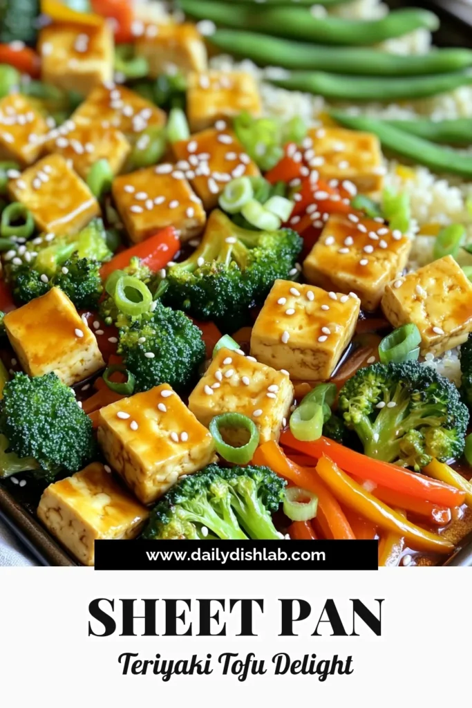 Discover the deliciousness of sheet-pan teriyaki tofu and veggies! This easy-to-follow recipe combines firm tofu, colorful vegetables, and a homemade teriyaki sauce for a quick and healthy meal. Perfect for busy weeknights, it takes just 15 minutes to prep and cooks in under 30 minutes. Click through for the full recipe and elevate your dinner game with this vibrant dish packed with flavor and nutrition!