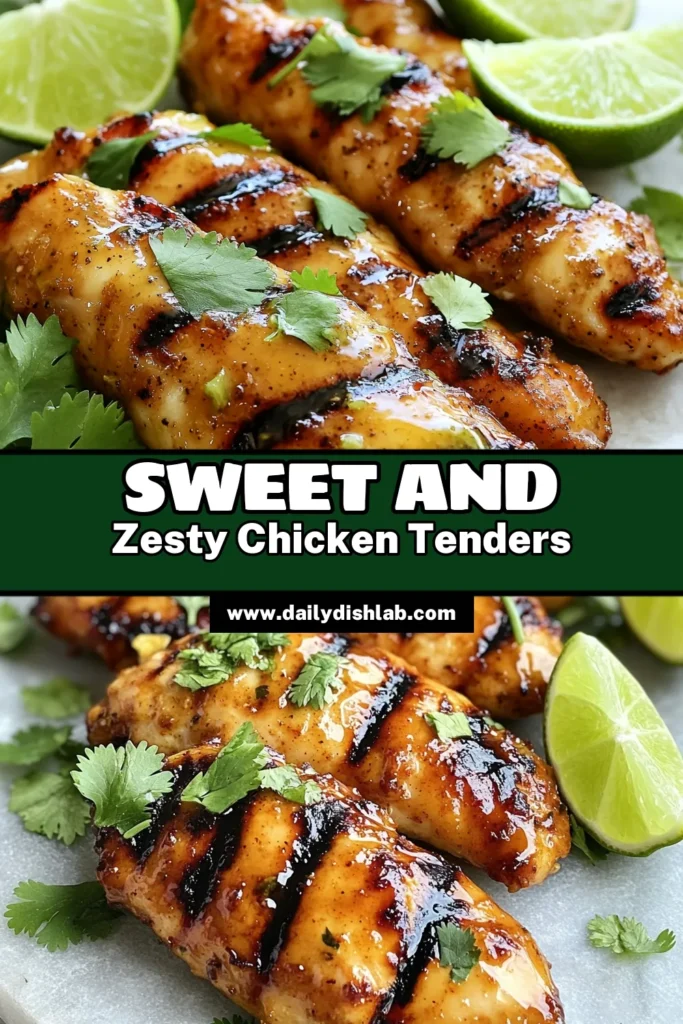 Savor the flavors of Honey Lime Chicken Tenders with this delicious recipe! Perfectly marinated in a tangy and sweet blend, these tender chicken strips are quick to make and a hit at any meal. Elevate your weeknight dinners or impress guests with this easy dish that takes just 40 minutes. Click to explore the full recipe and bring a burst of flavor to your table! #HoneyLimeChicken #EasyRecipes #ChickenDinner #HealthyEating