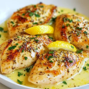 To make creamy lemon garlic chicken, you need a few key items. Gather these main ingredients: - 4 boneless, skinless chicken breasts - 1 tablespoon olive oil - 4 cloves garlic, minced - 1 cup heavy cream - 1 cup chicken broth - 2 tablespoons freshly squeezed lemon juice - Zest of 1 lemon These ingredients create the heart of the dish. The chicken gives protein, while the cream adds richness. To elevate the flavor, add these seasonings: - 1 teaspoon dried thyme - 1 teaspoon paprika - Salt and pepper, to taste These spices make the dish more delicious. Thyme adds an earthy note, and paprika gives a warm color. For a lovely finish, consider these garnishes: - Fresh parsley, chopped Garnishing with parsley adds color and a fresh taste. It makes the dish look pretty on the plate. You can also add lemon slices for extra zing. {{ingredient_image_1}} Start by seasoning the chicken breasts. Use salt, pepper, and paprika on both sides. This adds flavor and color. Let the chicken sit for a few minutes. This helps the spices stick better. Next, heat olive oil in a large skillet over medium-high heat. Once the oil is hot, add the chicken breasts. Sear them for 6-7 minutes on each side. They should turn golden brown and be cooked through. Check the chicken with a meat thermometer if you have one. It should read 165°F. Remove the chicken from the skillet and set it aside. Now, it’s time to make the sauce. Lower the heat to medium. Add the minced garlic to the same skillet. Sauté the garlic for about 1 minute. You want it fragrant but not burnt. Then, pour in the chicken broth. Scrape the bottom of the skillet with a wooden spoon to lift the browned bits. This adds depth to the sauce. Next, add the heavy cream, lemon juice, and lemon zest. Stir everything well to combine. Stir in the dried thyme and let the sauce simmer. Cook for about 5-7 minutes, until it thickens slightly. Finally, return the chicken to the skillet. Coat it well with the creamy lemon garlic sauce. Allow it to simmer for another 2-3 minutes to heat through. To get juicy chicken, start with even pieces. This helps them cook at the same rate. I recommend using a meat thermometer. Cook the chicken until it reaches 165°F (75°C). This ensures it is safe to eat. Let the chicken rest for a few minutes after cooking. This keeps the juices inside and makes it tender. Fresh herbs add bright flavors to your dish. I suggest using parsley for garnish. It gives a nice color and taste. You can also try adding fresh thyme or basil to the sauce. Chop them finely and stir them in at the end. This adds freshness and makes the dish more aromatic. The sauce should be creamy but not too thick. If it is too thick, add more chicken broth or cream. Stir well to mix. If it is too thin, let it simmer longer. This helps it reduce and thicken naturally. Keep tasting along the way to make sure it’s just right! Pro Tips Rest the Chicken: After cooking, let the chicken rest for a few minutes before slicing. This helps retain its juices, making it more tender and flavorful. Use Fresh Herbs: For a burst of freshness, consider using fresh thyme instead of dried. It enhances the flavor profile of the dish significantly. Thicken the Sauce: If you prefer a thicker sauce, let it simmer longer or add a cornstarch slurry (1 tablespoon of cornstarch mixed with 2 tablespoons of water) to achieve your desired consistency. Lemon Zest Boost: Don’t skip the lemon zest! It adds a vibrant citrus flavor that complements the creaminess of the sauce beautifully. {{image_2}} You can boost the nutrition by adding vegetables. Think about spinach, broccoli, or bell peppers. Add them to the skillet after you cook the garlic. Sauté them for a few minutes before adding the chicken broth and cream. This way, the veggies soak up the sauce and add color. They also make the meal more filling. If you want to mix things up, try different proteins. You can use shrimp or pork instead of chicken. For shrimp, cook them until they turn pink, then remove them before making the sauce. For pork, use boneless chops and adjust the cooking time. Both options will pair well with the creamy lemon garlic sauce. To make this dish gluten-free, ensure the chicken broth is gluten-free. Most broth brands offer gluten-free options. You can also use cornstarch to thicken the sauce instead of flour. Simply mix a little cornstarch with cold water and add it to the sauce. This keeps the dish creamy without any gluten. To keep creamy lemon garlic chicken fresh, store it in an airtight container. Make sure the dish cools down before sealing. Place it in the fridge within two hours of cooking. This keeps it safe and tasty for up to three days. Always label the container with the date. You can freeze creamy lemon garlic chicken if you want to save it for later. First, let the dish cool completely. Then, place it in a freezer-safe container. Use freezer bags for a better fit, removing as much air as possible. It can last in the freezer for about three months. When it's time to enjoy your leftovers, reheat them gently. You can use a microwave or a stovetop. If using the microwave, heat in short bursts. Stir in between to ensure even warming. If using a stovetop, warm it in a pan over low heat. Adding a splash of chicken broth can help keep the sauce creamy. Enjoy every bite! Creamy lemon garlic chicken goes well with many sides. Here are some great choices: - Steamed broccoli - Garlic mashed potatoes - Rice pilaf - Roasted asparagus - Simple green salad Each side adds a nice balance to the meal. You can mix and match based on your taste. Yes, you can make this recipe in advance. Cook the chicken and sauce, then let them cool. Store them in separate containers in the fridge. When ready to eat, simply reheat them together in a skillet. This saves you time during busy days. To make a lighter version, use these simple swaps: - Replace heavy cream with half-and-half or Greek yogurt. - Use skinless chicken thighs instead of breasts for more flavor. - Add more veggies like spinach or zucchini to the sauce. These changes keep the taste while cutting down on calories. Enjoy a lighter meal without losing flavor! In this blog post, we explored how to make creamy lemon garlic chicken. We discussed the main ingredients, seasoning options, and garnishes for a delicious meal. I guided you through each step, from preparing the chicken to creating the sauce. You learned tips for perfect cooking and delicious flavor, plus variations like adding vegetables. Lastly, you found helpful storage tips to keep leftovers fresh. Remember, cooking should be fun and easy. With these tips, you can make this dish great every time! Enjoy your cooking journey!