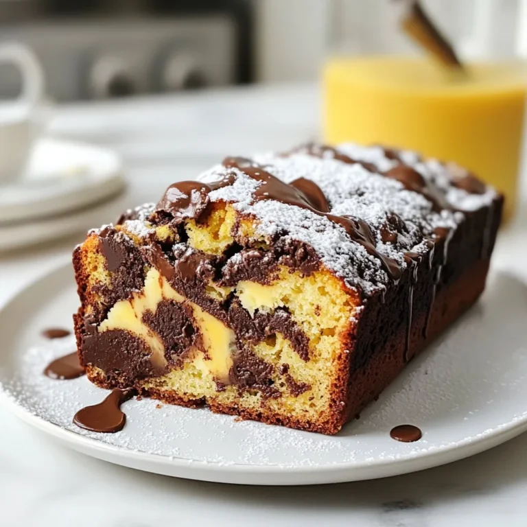 - 1 1/2 cups all-purpose flour - 1 teaspoon baking soda - 1/2 teaspoon baking powder - 1/2 teaspoon salt - 1 teaspoon ground cinnamon - 1/2 teaspoon ground nutmeg - 1/2 cup granulated sugar - 1/2 cup packed brown sugar - 1/2 cup vegetable oil - 2 large eggs - 1 cup pure pumpkin puree - 1 teaspoon vanilla extract - 1 cup semi-sweet chocolate chips - 1/2 cup chopped walnuts or pecans (optional) The right ingredients make this bread special. You need flour for the base. Baking soda and baking powder help it rise. Salt enhances flavors, while cinnamon and nutmeg bring warmth. You will use two types of sugar: granulated and brown. These give sweetness and depth. Vegetable oil keeps the bread moist. Eggs add richness and bind everything. Pure pumpkin puree is key. It gives flavor and color. Vanilla extract adds a nice touch. Finally, the chocolate chips bring joy to every bite. If you like a crunch, add walnuts or pecans. They also add a nutty flavor. With these ingredients, your chocolate chip pumpkin bread will be a hit! {{ingredient_image_1}} Start by gathering all your ingredients. You will need flour, baking soda, baking powder, salt, cinnamon, nutmeg, sugars, oil, eggs, pumpkin puree, vanilla, and chocolate chips. This makes it easy to work without stopping. - Preheating the oven and greasing the pan Preheat your oven to 350°F (175°C). Grease a 9x5 inch loaf pan with oil or butter. - Mixing dry and wet ingredients In a medium bowl, mix the flour, baking soda, baking powder, salt, cinnamon, and nutmeg. In a larger bowl, blend the granulated sugar, brown sugar, and vegetable oil until smooth. Add the eggs one at a time, stirring well after each. Mix in the pumpkin puree and vanilla extract. Gradually add the dry ingredients to the wet mix. Stir gently until you see no flour. Be careful not to overmix. Fold in the chocolate chips and nuts if you want some crunch. - Baking time and temperature Pour the batter into your greased loaf pan. Smooth the top with a spatula. Bake in the oven for 60-70 minutes. Check for doneness by inserting a toothpick into the center. If it comes out clean, your bread is ready. After baking, let the bread cool in the pan for 10 minutes. Then, transfer it to a wire rack to cool completely. This helps keep it from getting soggy on the bottom. Enjoy your sweet and tasty chocolate chip pumpkin bread! To make your pumpkin bread moist, follow these tips: - Use fresh pumpkin puree for the best flavor. Canned puree works too, but fresh adds a nice touch. - Do not overmix your batter. Stir just until everything is combined. This keeps the bread light and fluffy. - Add an extra egg if you want even more moisture. Two large eggs work well, but three can make it richer. - Use oil instead of butter. Oil keeps the bread moist longer than butter. Baking can be tricky. Here are some tips to avoid common errors: - Check your oven temperature. An oven that is too hot can burn the bread. Use an oven thermometer to be sure. - Don’t skip the greasing step. Always grease your pan to prevent sticking. - Test for doneness with a toothpick inserted in the center. If it comes out clean, your bread is done. To take your chocolate chip pumpkin bread to the next level, try these ideas: - Add spices like ginger or allspice for a warm flavor. - Mix in nuts like walnuts or pecans for a crunchy texture. - Drizzle melted chocolate on top after baking for extra sweetness. - Serve warm with whipped cream or ice cream for a tasty treat. These simple tips and tricks will help you bake the perfect chocolate chip pumpkin bread every time! Pro Tips Use Fresh Pumpkin: For the best flavor, use homemade pumpkin puree made from roasted pumpkin instead of canned. Chill the Batter: Let the batter rest in the fridge for 30 minutes before baking to enhance the flavors and improve texture. Check for Doneness: To ensure your bread is fully cooked, check with a toothpick inserted into the center; it should come out clean. Store Properly: Keep leftover bread in an airtight container at room temperature for up to 3 days or freeze for longer storage. {{image_2}} Adding nuts to your chocolate chip pumpkin bread gives it a nice crunch. You can use walnuts or pecans. Simply chop them coarsely and fold them into the batter with the chocolate chips. This mix of flavors and textures makes each bite exciting. For every loaf, I suggest using about half a cup of nuts. To make a gluten-free version, swap the all-purpose flour for a gluten-free blend. Look for a mix that includes xanthan gum, as it helps mimic the elasticity of wheat. All the other ingredients stay the same. The bread will still be moist and tasty, just without gluten. To make this bread vegan, use flax eggs instead of regular eggs. Mix one tablespoon of ground flaxseed with three tablespoons of water for each egg. Let it sit until it thickens. Replace the vegetable oil with applesauce for a lighter touch. The result will be a deliciously moist bread that everyone can enjoy! To keep your chocolate chip pumpkin bread fresh, use an airtight container. You can also wrap it in plastic wrap or aluminum foil. This helps keep the bread moist and tasty. Store it at room temperature for up to 3 days. If you want to keep it longer, consider freezing it. To freeze the bread, first let it cool completely. Then, wrap each loaf tightly in plastic wrap. For extra protection, add a layer of aluminum foil. You can store it in the freezer for up to 3 months. When you are ready to enjoy it, just remove it and let it thaw in the fridge overnight. To reheat your pumpkin bread, preheat your oven to 350°F (175°C). Place the bread on a baking sheet and heat for about 10-15 minutes. This restores its warm, fresh-baked taste. You can also microwave a slice for about 20-30 seconds. Just keep an eye on it to avoid drying it out. Chocolate chip pumpkin bread lasts about 3 to 5 days at room temperature. Keep it in an airtight container to keep it fresh. If you want it to last longer, you can store it in the fridge for up to a week. Yes, you can use fresh pumpkin! Just cook, cool, and puree it first. Fresh pumpkin can give a richer taste. Make sure to measure it out like you would canned pumpkin. To boost the chocolate flavor, try adding cocoa powder or using dark chocolate chips. You can also mix in a few tablespoons of espresso powder. This will give a deep, rich taste to your bread. Absolutely! You can use mini loaf pans. Just reduce the bake time to about 30 to 40 minutes. Keep an eye on them to avoid overbaking. To check if the bread is done, insert a toothpick into the center. If it comes out clean or with a few crumbs, your bread is ready. If it has wet batter on it, bake for a few more minutes. This blog post gives you all you need to make delicious chocolate chip pumpkin bread. You learned the key ingredients, step-by-step baking guide, and handy tips for a moist result. Remember, you can store it right and even freeze it for later. Feel free to try the fun variations, like gluten-free or vegan. Enjoy baking and sharing this tasty treat with friends and family! Your pumpkin bread will be a hit every time.