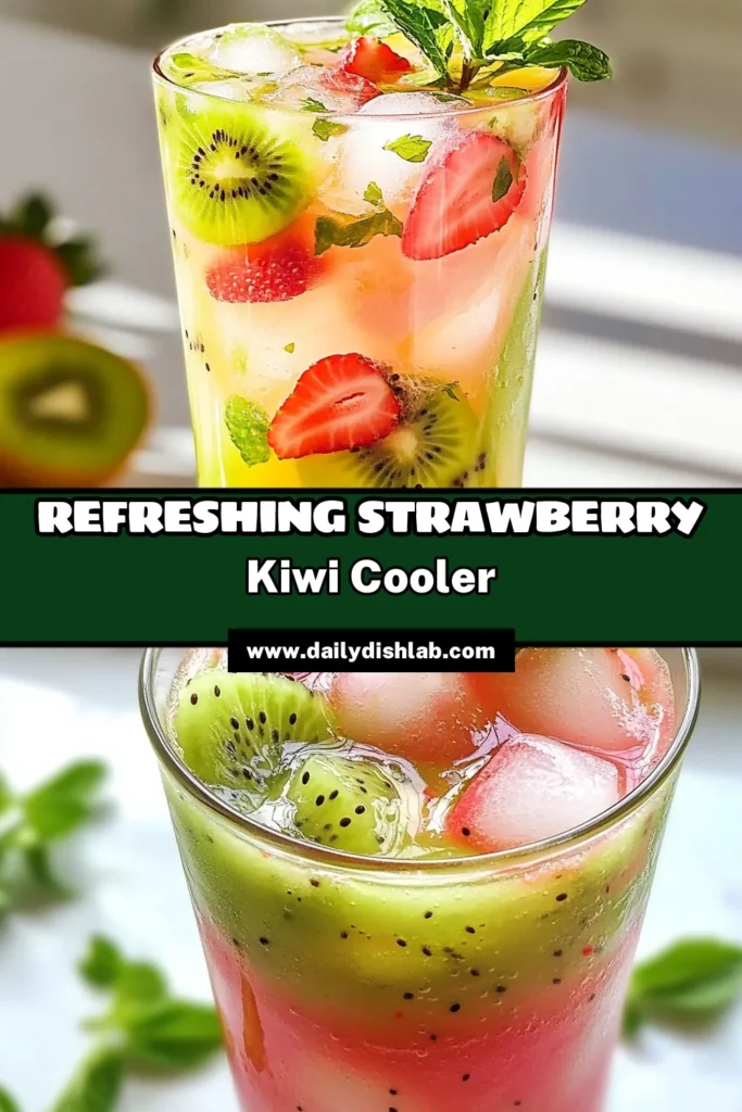 Quench your thirst with this Strawberry Kiwi Agua Fresca, the perfect refreshing summer drink! This healthy fruit beverage is a delightful non-alcoholic agua fresca that you can easily make at home. Follow this simple DIY agua fresca recipe to enjoy a burst of fruity flavor. Perfect for parties or simply cooling down on a hot day. Save this recipe for a deliciously refreshing treat! #StrawberryKiwiAguaFresca #HealthyDrink #DIYAguaFresca #SummerRefreshments