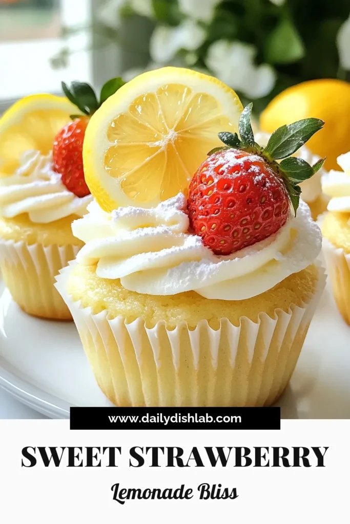 Indulge in the delightful taste of Strawberry Lemonade Cupcakes, the perfect treat for summer! This easy Lemon Cupcake Recipe features fresh strawberries and zesty lemon, creating a refreshing Strawberry Dessert Recipe that will wow your guests. Perfect as Summer Cupcakes for any occasion. Follow this step-by-step guide to create your own Fresh Strawberry Cupcakes. Don’t forget to save and try this delicious recipe! #CupcakeRecipes #SummerDesserts #StrawberryLemonade #BakingFun