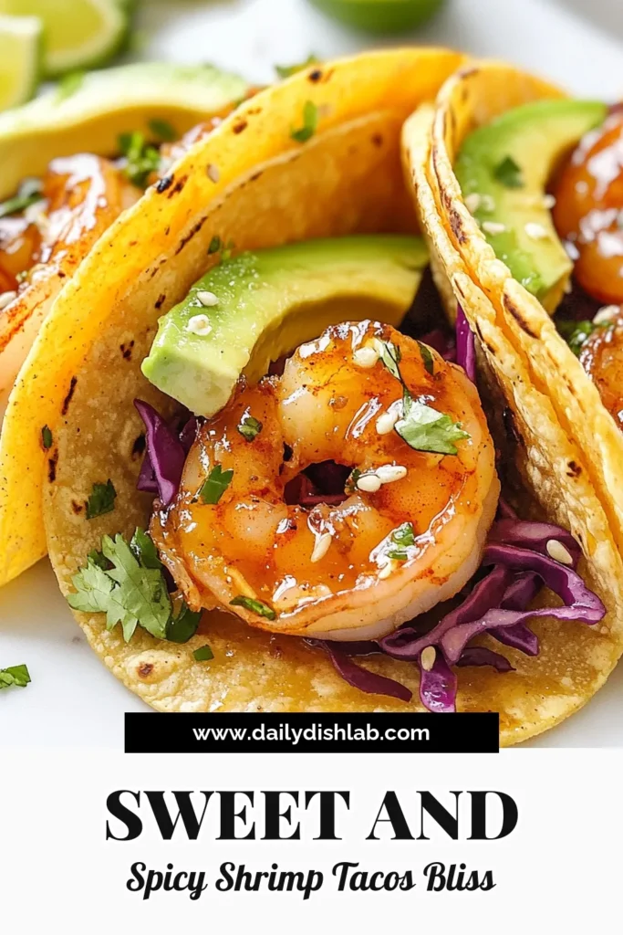 Try these delicious honey garlic shrimp tacos for a quick and healthy meal! This easy shrimp taco recipe features succulent shrimp marinated in a perfect blend of honey, garlic, and ginger. Pair them with creamy avocado and crunchy cabbage for a delightful twist. Discover how to make these healthy shrimp tacos that everyone will love. Save this recipe for taco night! #HoneyGarlicShrimpTacos #EasyShrimpTacoRecipe #HealthyShrimpTacos #TacoRecipesWithAvocado