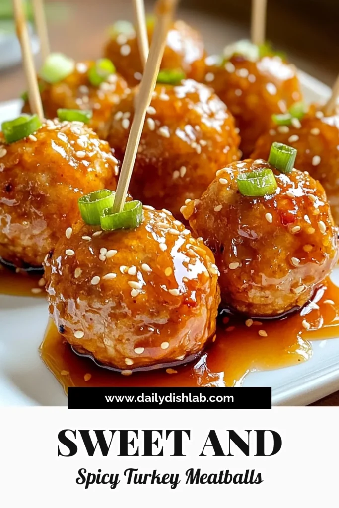 Discover the ultimate flavor boost with these Honey Sriracha turkey meatballs! This easy ground turkey meatball recipe combines healthy ingredients and a spicy honey sauce for a guilt-free treat. Perfect for meal prep, these healthy turkey meatballs are sure to please everyone. Bake them simply and enjoy a deliciously sticky glaze with Sriracha sauce. Save this recipe for your next tasty dinner! #HealthyRecipes #TurkeyMeatballs #SpicyHoneyMeatballs #EasyDinnerIdeas