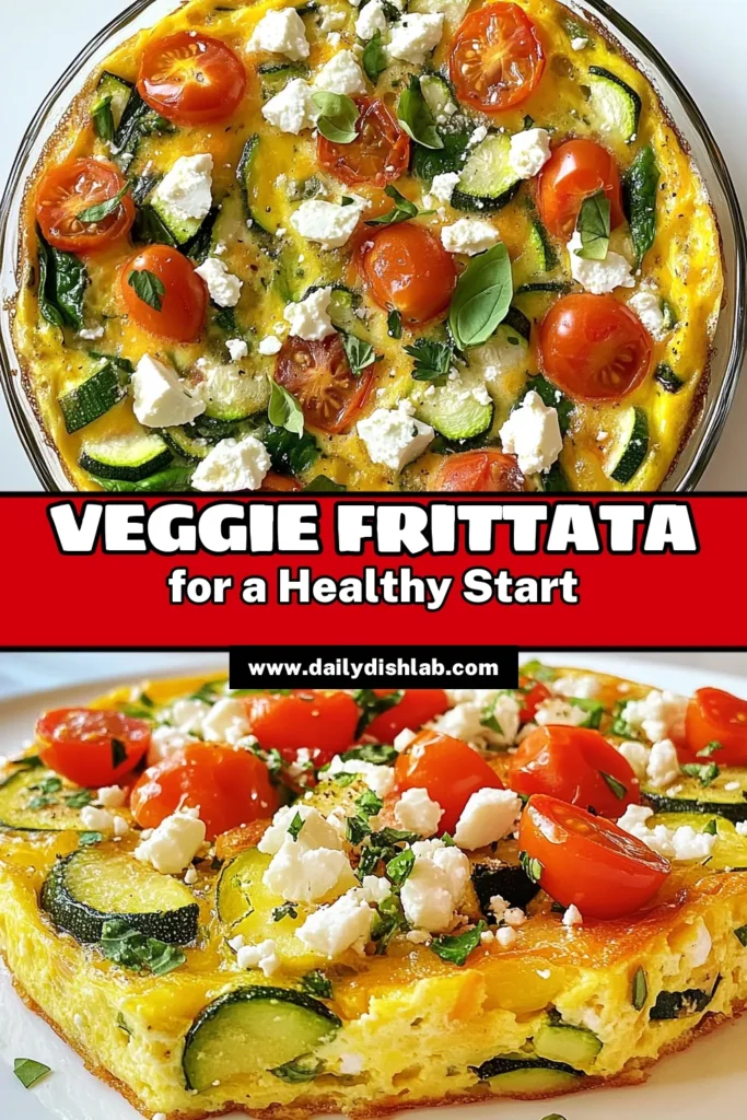 Looking for a quick and nutritious breakfast? This veggie frittata recipe is packed with spinach, bell peppers, and zucchini for a healthy vegetarian breakfast that's also gluten-free! It's an easy frittata with vegetables that can be whipped up in just 35 minutes. Perfect for meal prep or a weekend brunch, this dish is sure to impress. Try it today and savor every bite! Save this gluten-free frittata recipe for later! #VeggieFrittata #HealthyBreakfast #GlutenFreeRecipes #FrittataRecipes