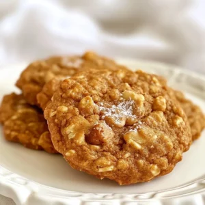 To make pumpkin spice oatmeal cookies, gather these key items: - 1 cup rolled oats - 1 cup all-purpose flour - 1/2 teaspoon baking soda - 1/2 teaspoon baking powder - 1 teaspoon ground cinnamon - 1/2 teaspoon ground nutmeg - 1/4 teaspoon ground ginger - 1/2 teaspoon salt - 1/2 cup unsalted butter, softened - 1/2 cup brown sugar, packed - 1/4 cup granulated sugar - 1 large egg - 1/2 cup pure pumpkin puree - 1 teaspoon vanilla extract - 1/2 cup chopped walnuts or pecans (optional) - 1/2 cup raisins or chocolate chips (optional) You can make these cookies even better by adding some fun extras: - Chopped walnuts or pecans add crunch. - Raisins or chocolate chips bring sweetness. Feel free to mix and match these add-ins based on what you like! If you need to make swaps, here are some easy ideas: - Use whole wheat flour instead of all-purpose flour for a healthier cookie. - Swap unsalted butter with coconut oil for a dairy-free option. - Replace brown sugar with coconut sugar for a different taste. - If you want to skip the egg, use 1/4 cup applesauce instead. These substitutions keep the cookies tasty and fun! {{ingredient_image_1}} First, preheat your oven to 350°F (175°C). This makes sure the cookies bake evenly. Next, line a baking sheet with parchment paper. This helps the cookies not stick. In a medium bowl, combine the rolled oats, flour, baking soda, baking powder, cinnamon, nutmeg, ginger, and salt. Whisk them together well and set this bowl aside. In a large bowl, cream the softened butter with brown sugar and granulated sugar. Mix until it looks light and fluffy. Then, add in one large egg, pumpkin puree, and vanilla extract. Stir until everything is well mixed. Now, slowly add the dry mixture to the wet mixture. Stir gently until combined. Don’t overmix; this keeps the cookies soft. If you want extra flavor, fold in chopped walnuts or pecans, and raisins or chocolate chips. Using a tablespoon or cookie scoop, drop rounded balls of dough onto your prepared baking sheet. Make sure to leave space between each cookie. Bake in your preheated oven for 12-15 minutes. You want the edges to be lightly golden and the cookies to be set. When they’re done, take them out of the oven. Let the cookies cool on the baking sheet for about 5 minutes. This helps them firm up a bit. After that, transfer them to a wire rack to cool completely. For a fun touch, arrange the cookies on a nice platter and dust them with powdered sugar. You can also serve them with whipped cream for a cozy treat! To get soft and chewy cookies, use rolled oats. They add a nice texture. Make sure to cream the butter and sugars well. This step adds air and makes cookies light. Don't overmix the dough after adding the dry ingredients. Overmixing will make them tough. Bake them until the edges are golden. The centers should look slightly underbaked. This helps keep them soft. Once the cookies cool, store them in an airtight container. This keeps them fresh longer. If you want them to stay soft, add a slice of bread to the container. The bread will help keep moisture in. For longer storage, freeze the cookies. Just place them in a zip-top bag and seal. They can last up to three months in the freezer. Serve these cookies warm with a glass of milk. They also pair well with coffee or tea. For a fun twist, add a scoop of vanilla ice cream on top. You can also dust them with powdered sugar for a sweet touch. If you want, add a dollop of whipped cream on the side. This adds a nice creamy element to each bite. Pro Tips Chill the Dough: Letting the cookie dough chill in the refrigerator for 30 minutes will help the cookies maintain their shape while baking. Use Fresh Spices: For the best flavor, use fresh ground spices rather than pre-ground ones. This enhances the warmth of the pumpkin spice flavor. Don’t Overbake: Remove the cookies from the oven when the edges are golden, but the centers are still soft. They will continue to firm up as they cool. Storage Tips: Store the cookies in an airtight container at room temperature for up to a week, or freeze them for longer storage. {{image_2}} You can make these cookies gluten-free. Simply swap the all-purpose flour for a gluten-free blend. Look for blends that work well in baking. These blends often have a mix of rice flour, potato starch, and xanthan gum. Your cookies will still taste delicious. Just follow the same steps in the recipe. To make vegan pumpkin spice oatmeal cookies, replace the butter with coconut oil or a plant-based butter. Use a flaxseed meal mixture for the egg. Mix one tablespoon of flaxseed meal with three tablespoons of water. Let it sit for a few minutes to thicken. Your cookies will be just as tasty and soft. You can change the flavors of these cookies easily. Try adding dried cranberries for a tart kick. You can also mix in different nuts like pecans or almonds for extra crunch. If you want a sweet treat, add chocolate chips. Each variation makes the cookies unique and fun to enjoy. To keep your cookies fresh, store them in an airtight container. Use parchment paper to separate layers. This helps prevent sticking. You can keep them at room temperature for up to a week. If the weather is hot, storing them in the fridge is a good idea. This keeps them from getting too soft. Freezing cookies is simple. First, let them cool completely. Then, place them in a single layer on a baking sheet. Freeze for about an hour. Once frozen, transfer the cookies to a freezer bag. Remove as much air as you can. Seal the bag tightly. You can freeze them for up to three months. To enjoy, just thaw them at room temperature. These cookies stay fresh for about one week at room temperature. After that, they may start to lose flavor. To keep them fresh longer, consider freezing extras. When thawing, they taste almost as good as fresh-baked. Always check for any signs of spoilage, like off smells or changes in texture. This ensures every bite remains a cozy treat. Yes, you can use quick oats. Quick oats will make your cookies softer. The texture may change a bit, but they will still taste great. You can use mashed bananas or unsweetened applesauce. Both options add sweetness and moisture. You can also try coconut sugar or honey for a natural touch. To soften butter fast, cut it into small cubes. Place the cubes in a bowl and let them sit at room temperature for about 10 minutes. You can also microwave it on low for a few seconds, but watch it closely. Yes, you can use flaxseed meal or applesauce instead of eggs. Mix 1 tablespoon of flaxseed meal with 2.5 tablespoons of water. Let it sit for a few minutes to thicken. Use 1/4 cup of applesauce for a moist cookie. This blog post covered all you need to bake delicious pumpkin spice oatmeal cookies. You learned about the full list of ingredients, useful substitutions, and step-by-step directions. Tips help you achieve the right texture and store cookies well. Plus, you discovered tasty variations to try. Now you can whip up flavorful treats that fit any diet. Enjoy baking and sharing these cookies with family and friends!