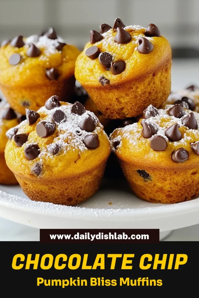 Indulge in the perfect fall treat with these easy chocolate chip pumpkin muffins. This delightful pumpkin muffins recipe combines warm spices and rich chocolate for a cozy bite. With just a few simple steps, you can create chocolate pumpkin muffins that are sure to impress. Ideal for your fall baking recipes, they're perfect for breakfast or dessert. Save this recipe to share the joy of fall! #ChocolateChipPumpkinMuffins #FallBaking #EasyPumpkinMuffins #PumpkinMuffinsRecipe