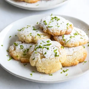 To make coconut lime sugar cookies, gather these ingredients: - 1 cup unsalted butter, softened - 1 ½ cups granulated sugar - 1 large egg - Zest of 2 limes - 2 tablespoons fresh lime juice - 2 ½ cups all-purpose flour - 1 teaspoon baking powder - ½ teaspoon baking soda - ½ teaspoon salt - 1 cup shredded sweetened coconut - ¼ cup powdered sugar (for dusting) When measuring ingredients, use dry measuring cups for flour and sugar. Spoon flour into the cup, then level it off with a knife. This gives you the right amount. Use a kitchen scale for butter to ensure accuracy. Make sure your butter is softened, but not melted. Room temperature butter mixes better and helps create a fluffy texture. Fresh ingredients make a big difference in flavor. Use fresh limes for zest and juice. Fresh lime juice brightens the cookies. The zest adds a fragrant kick. Dried coconut works, but sweetened shredded coconut brings sweetness and moisture. If you choose unsweetened, add a bit more sugar to balance the flavors. Using quality ingredients makes these cookies taste amazing. Enjoy baking! {{ingredient_image_1}} Start by preheating your oven to 350°F (175°C). This step is key to getting the right texture. While the oven heats, line a baking sheet with parchment paper. This helps prevent sticking and makes clean-up easy. In a large mixing bowl, add 1 cup of softened butter and 1 ½ cups of granulated sugar. Use an electric mixer to blend them together. Mix on medium speed for about 3-4 minutes. You want the mixture to be light and fluffy. This step adds air, which helps the cookies rise. Next, beat in 1 large egg until it is fully mixed in. Then, add the zest of 2 limes and 2 tablespoons of fresh lime juice. Mix until everything is well combined. In another bowl, whisk together 2 ½ cups of all-purpose flour, 1 teaspoon of baking powder, ½ teaspoon of baking soda, and ½ teaspoon of salt. Gradually add this dry mixture to the wet ingredients. Mix until just combined, being careful not to overwork the dough. Finally, fold in 1 cup of shredded sweetened coconut. This adds a nice texture and flavor. Scoop tablespoon-sized balls of dough and place them on the prepared baking sheet. Be sure to space them about 2 inches apart. Lightly flatten each ball with the bottom of a glass or your palm. This helps them bake evenly. Bake the cookies in the preheated oven for 10-12 minutes. Watch for the edges to turn lightly golden. Once done, let them cool on the baking sheet for 5 minutes. Then, transfer them to a wire rack to cool completely. For a sweet finish, dust the cookies with ¼ cup of powdered sugar once they are cool. To achieve a soft and chewy cookie, use softened butter. This helps blend the sugar well. Make sure to cream the butter and sugar for 3-4 minutes. This adds air, making the cookies light. When mixing in flour, do not overmix. Stop as soon as it is combined. This keeps them from getting tough. For extra flavor, use fresh lime juice and zest. The zest gives a bright taste. If you want a twist, add a pinch of sea salt. It balances the sweetness of the sugar. You can also mix in some coconut extract for a stronger coconut flavor. Try adding lime zest to the powdered sugar for dusting too! One common mistake is not measuring the flour correctly. Too much flour makes cookies dry. Always scoop the flour and level it off with a knife. Another pitfall is baking at the wrong temperature. Check your oven with a thermometer. An oven that is too hot can burn the edges. Lastly, don’t skip cooling the cookies on the rack. This helps them set properly. Pro Tips Chill the Dough: For even better flavor and texture, chill the dough in the refrigerator for at least 30 minutes before baking. This helps the cookies retain their shape and enhances the flavors. Use Fresh Limes: Always use fresh limes for zest and juice instead of bottled lime juice. Fresh ingredients provide a brighter and more vibrant flavor to your cookies. Watch the Bake Time: Ovens can vary, so keep an eye on your cookies as they bake. Remove them from the oven when the edges are lightly golden for the best texture. Experiment with Toppings: Feel free to get creative! Try topping the cookies with a lime glaze or adding a sprinkle of sea salt before baking for a delicious contrast. {{image_2}} You can easily change your coconut lime sugar cookies by adding chocolate chips or nuts. For a fun twist, fold in 1 cup of semi-sweet chocolate chips. They add a rich, creamy taste to each bite. If you prefer nuts, try 1 cup of chopped macadamia or pecans. These crunchy bits give your cookies a nice texture. If you need a gluten-free version of these cookies, worry not! Swap the all-purpose flour with a gluten-free flour blend. Look for options that don't have any added sugars. Make sure to check your baking powder too; some brands contain gluten. Your cookies will still taste amazing and have the same great coconut and lime flavor! Feel free to get creative with flavors! You can replace lime with lemon for a zesty twist. Orange zest and juice also work well, adding a sweet citrus note. If you want a tropical vibe, mix in some pineapple or mango puree. These fun flavor swaps can make each batch unique and exciting! To keep your coconut lime sugar cookies fresh, place them in an airtight container. You can stack them with parchment paper between layers to avoid sticking. Store the container at room temperature for up to one week. If you want them to last longer, consider refrigerating them. If you want to save some cookies for later, freezing works great. Allow the cookies to cool fully first. Then, place them in a single layer on a baking sheet. Freeze for about an hour until firm. After that, transfer them to a freezer-safe bag or container. They can last up to three months in the freezer. To enjoy, just thaw them at room temperature. These cookies stay fresh for about a week at room temperature. For the best taste, eat them within the first few days. If you notice them getting stale, you can warm them in the oven for a few minutes to revive their softness. Dusting them with powdered sugar right before serving adds a nice touch too! Yes, you can make these cookies ahead of time. Prepare the dough, then wrap it tightly. Store it in the fridge for up to three days. You can also freeze the dough for up to two months. When you are ready, slice the dough and bake as normal. To stop cookies from spreading, chill the dough for at least 30 minutes. This helps the butter harden. Also, make sure to measure your flour correctly. Too little flour can cause spreading. Lastly, avoid overmixing the dough once you add the dry ingredients. If you don’t have lime juice, you can use lemon juice. It gives a similar tangy flavor. You can also try orange juice for a sweeter taste. Just remember that these changes may slightly alter the cookie's final flavor. To make great cookies, start with the right ingredients and tools. Follow the steps to create tasty treats, using tips for the perfect texture and flavor. Don’t forget to try fun variations to mix it up. Finally, store your cookies properly to keep them fresh. Baking cookies is easy and fun! With practice, you’ll master the art. Enjoy sharing your delicious creations with friends and family. Keep exploring and learning; every batch can be better than the last!