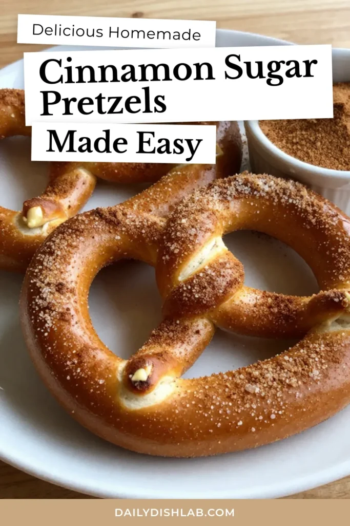 Indulge in the delightful flavors of homemade cinnamon sugar pretzels with this easy soft pretzel recipe! Learn how to make these crave-worthy cinnamon sugar snacks from scratch using simple ingredients and easy pretzel dough. Perfect for sharing or enjoying solo, these soft pretzels are a tasty treat for any occasion. Grab the recipe now and start baking your own delicious cinnamon sugar pretzels! #CinnamonSugarPretzels #SoftPretzelRecipe #HomemadeSoftPretzels #EasyPretzelDough