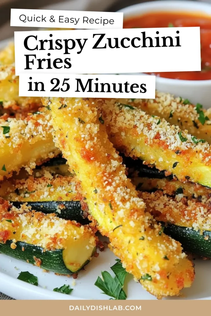 Enjoy a healthier snack with these crispy air fryer zucchini fries! This easy crispy zucchini fries recipe features fresh zucchini coated in a tasty Parmesan mixture, making it a perfect guilt-free treat. Discover how to make air fryer zucchini fries that are deliciously crunchy and satisfying. Perfect for dipping and sharing, this recipe is a must-try in your collection of healthy air fryer recipes. Save this recipe for later! #AirFryerZucchiniFries #CrispyZucchiniFriesRecipe #ParmesanZucchiniFries #HealthyAirFryerRecipes