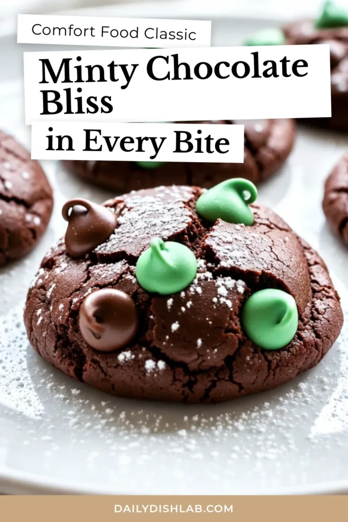 Indulge in these delightful mint chocolate brownie cookies that perfectly blend rich chocolate with refreshing mint! This easy chocolate cookie recipe is a must-try for any chocolate mint dessert lover. With our brownie cookies recipe, you’ll create homemade mint brownies that impress everyone. Bake up a batch today and enjoy the deliciousness! Save this recipe for later! #MintChocolateCookies #BrownieCookiesRecipe #ChocolateMintDessert #EasyChocolateCookieRecipe