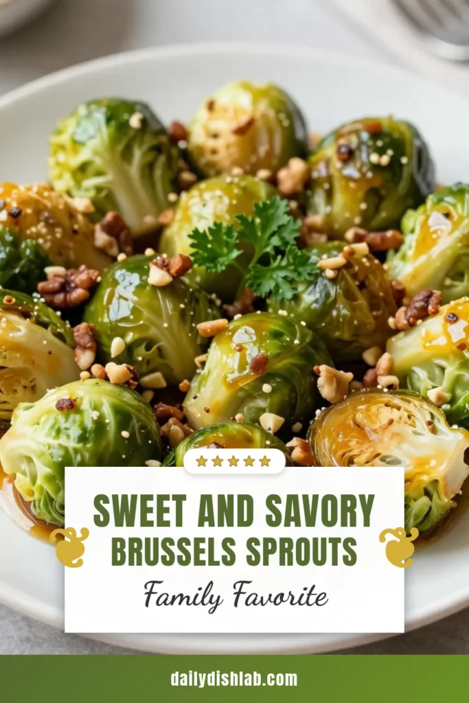 Discover the delightful flavors of Maple Dijon Brussels Sprouts, the ultimate roasted Brussels sprouts recipe that will elevate your dinner table. This healthy Brussels sprouts recipe combines the sweetness of maple syrup with tangy Dijon mustard for an easy Brussels sprouts side dish that's both nutritious and delicious. Perfect for any occasion, you'll love serving this crunchy, caramelized dish. Try it today! #BrusselsSprouts #HealthyRecipes #EasySideDishes #MapleSyrup