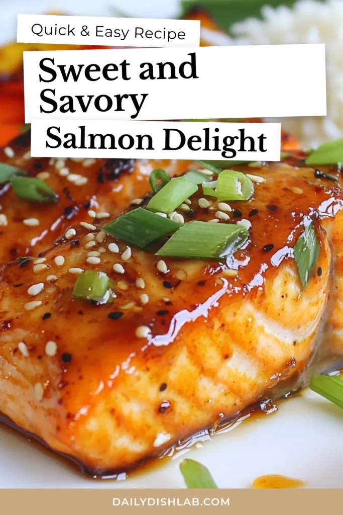 Discover the deliciousness of honey garlic salmon with this easy salmon recipe! This glazed salmon recipe features a mouthwatering honey garlic sauce that will elevate your dinner. Easy to make and perfect for busy weeknights, this baked salmon with honey is ready in just 45 minutes. Impress your family with this flavorful dish that’s sure to be a hit! Save for your next meal inspiration! #HoneyGarlicSalmon #GlazedSalmonRecipe #EasySalmonRecipes #HoneyGarlicSauce