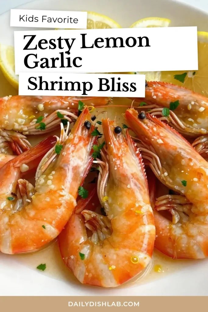 Discover this delicious lemon garlic shrimp recipe that makes for an easy shrimp dinner in under 30 minutes! These roasted shrimp with lemon are full of flavor, thanks to a savory garlic shrimp marinade. Perfect for a quick seafood recipe, they're sure to impress! Try this simple dish and enjoy a burst of fresh flavors. Save this recipe for your next meal! #SeafoodRecipes #EasyDinnerIdeas #ShrimpRecipe #HealthyEating